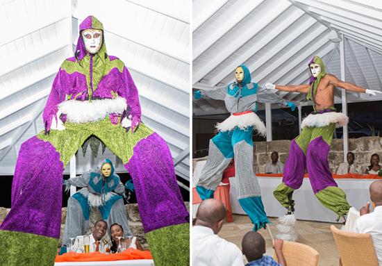 Entertainment-stilt walkers- Barbados 